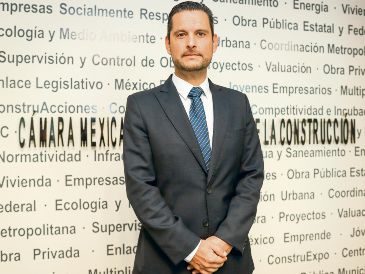 Juan Manuel Chávez, titular de la CMIC en Jalisco, comparó el inexistente apoyo federal con el respaldo del Gobierno estatal al sector de la construcción. EL INFORMADOR/ H. Figueroa