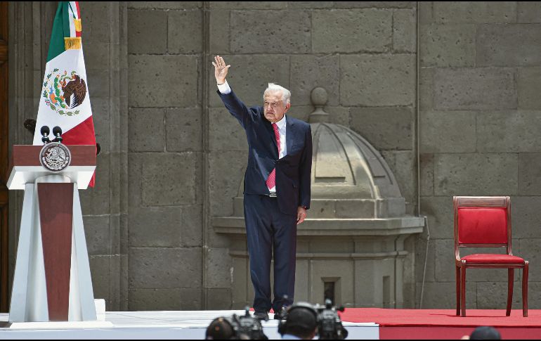 Entre los temas más polémicos, López Obrador subrayó que hay menos violencia en el país, así como un mejor sistema de salud. AFP