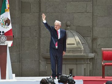 Entre los temas más polémicos, López Obrador subrayó que hay menos violencia en el país, así como un mejor sistema de salud. AFP