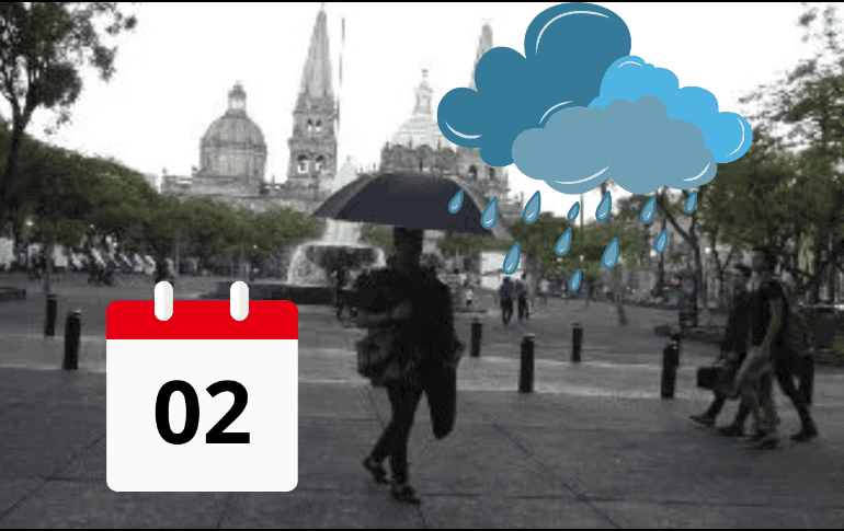 El SMN y el IAM pronostica el clima y las lluvias para la Zona Metropolitana de Guadalajara a esta hora. EL INFORMADOR/ ARCHIVO/ ESPECIAL/ CANVA