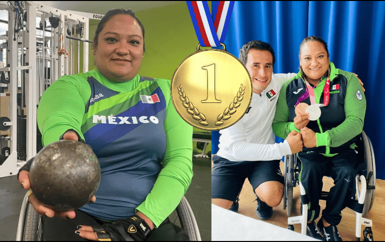 El día de hoy, Gloria Zarza cumplió su sueño: una medalla de oro. ESPECIAL/INSTAGRAM @gloria_zarza_g