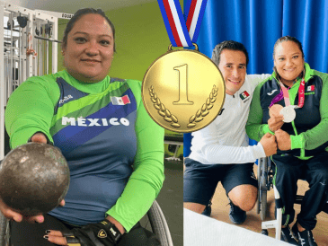 El día de hoy, Gloria Zarza cumplió su sueño: una medalla de oro. ESPECIAL/INSTAGRAM @gloria_zarza_g