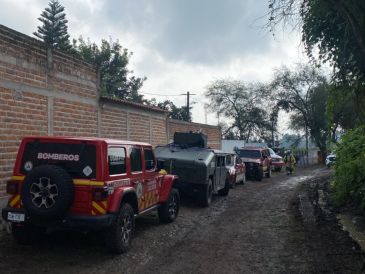 El siniestro ocurrió en una zona de campos agrícolas, alrededor de las 10:00 horas, por lo que no fue necesario evacuar a vecinos de zonas aledañas. ESPECIAL / Protección Civil