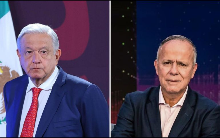 Además, el periodista reprochó que el Presidente López Obrador lo ha insultado durante seis años y en cambio él nunca lo ha insultado. SUN / F. ROJAS / ARCHIVO