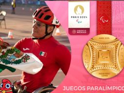 El mexiquense concretó la segunda medalla de oro en paratletismo, la tercera en general y la decimoprimera presea para la delegación mexicana en suelo parisino. X / CONADE