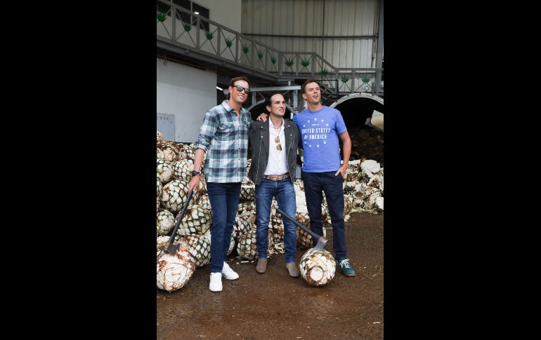 Bob Bryan, Polo Salles y Mike Bryan. GENTE BIEN JALISCO/ Antonio Martinez