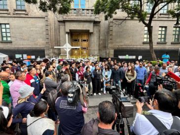 Los jóvenes presentes afirmaron que el Poder Judicial debe servir a los marginados y no a los intereses económicos. ESPECIAL