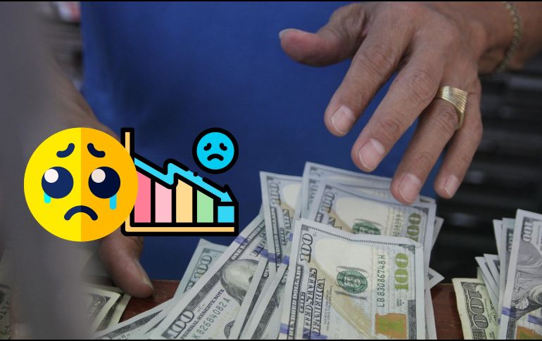 El superpeso se desplomó en la cotización del dólar del día de hoy en los principales bancos de México. EL INFORMADOR / ARCHIVO