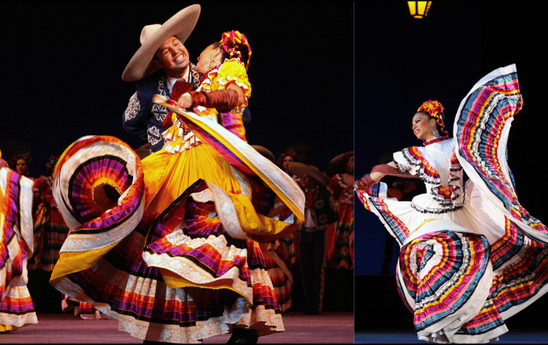 Ballet folclórico de la Universidad de Guadalajara durante presentación en el Teatro Degollado. EL INFORMADOR/ARCHIVO