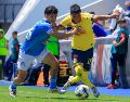 La Máquina presentó en su hoja de alineación (entre titulares y suplentes) a cinco jugadores mayores. IMAGO7.