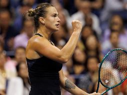 Sabalenka llegó a su segunda final del US Open en fila. EFE/C. Gunther