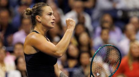 Sabalenka llegó a su segunda final del US Open en fila. EFE/C. Gunther