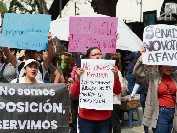 La reforma al Poder Judicial ha sido ampliamente criticada por sus repercusiones democráticas. EFE/ ARCHIVO