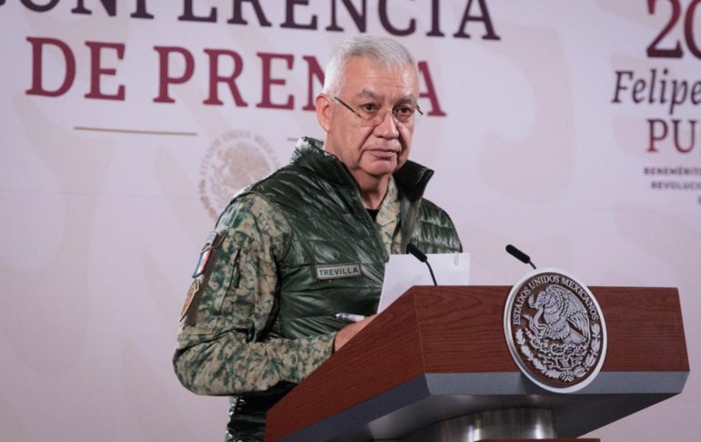 Ricardo Trevilla Trejo, jefe del Estado Mayor Conjunto de la Defensa Nacional. ESPECIAL / presidente.gob.mx