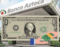 El dólar estadounidense abre este sábado 07 de septiembre de 2024 cotizándose en $19.98 mxn en los bancos de México. X -TWITTER-/ Banco Azteca/ ESPECIAL/ CANVA