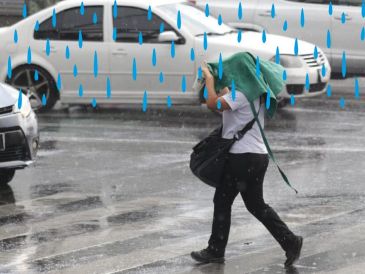 Se producirán lluvias intensas a puntuales extraordinarias en el noreste, oriente, sur y sureste del país. SUN / ARCHIVO