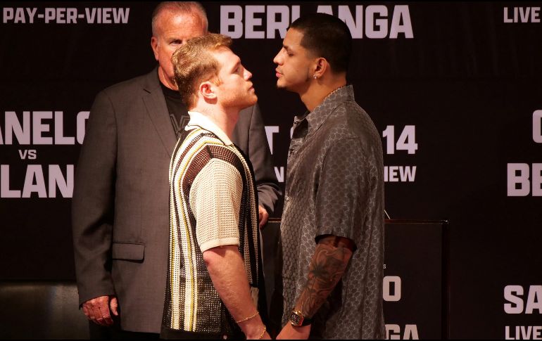 La última pelea del Canelo tuvo lugar el pasado sábado 4 de mayo, también en la T-Mobile Arena de Las Vegas. AFP / K. Mendez