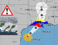 Francine es el cuarto huracán de la actual temporada atlántica, precedido por Beryl, Debby y Ernesto.  X / @NHC_Atlantic