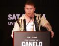 Saúl "Canelo" Álvarez aseguró que se ha preparado para evitar ser sorprendido por Berlanga. AFP/GETTY IMAGES/K. Méndez