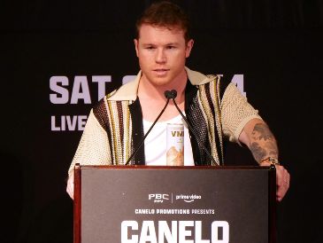 Saúl "Canelo" Álvarez aseguró que se ha preparado para evitar ser sorprendido por Berlanga. AFP/GETTY IMAGES/K. Méndez