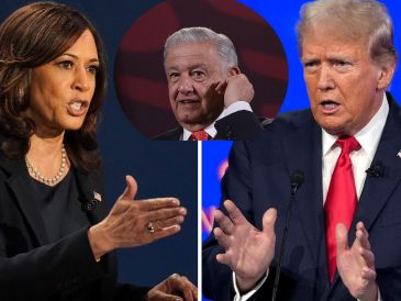 López Obrador celebró que en el debate entre los candidatos presidenciales de Estados Unidos, Kamala Harris y Donald Trump trataron con respeto a México. AP/ SUN/ ARCHIVO