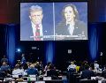 Millones de personas siguieron el debate en Estados Unidos y alrededor del mundo. XINHUA