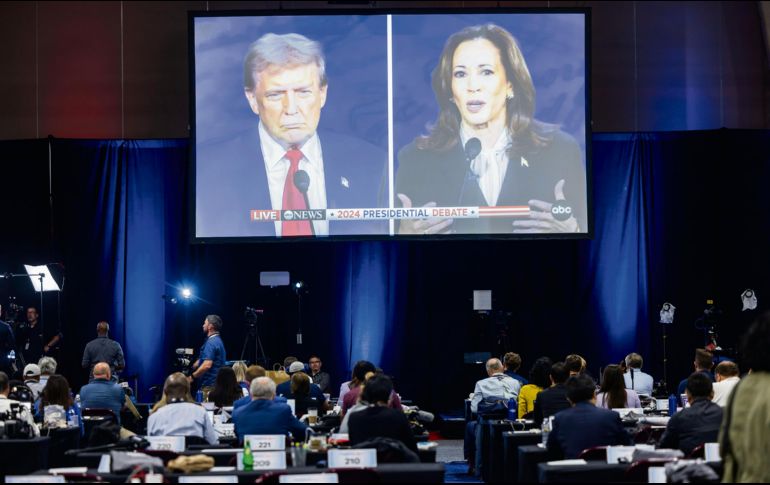 Millones de personas siguieron el debate en Estados Unidos y alrededor del mundo. XINHUA