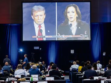 Millones de personas siguieron el debate en Estados Unidos y alrededor del mundo. XINHUA