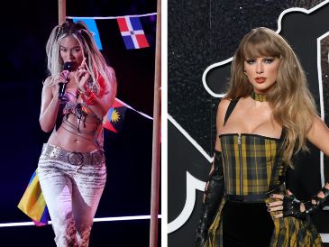 El momento más épico de los VMAs lo protagonizaron Karol G y Taylor Swift. AP / Evan Agostini / EFE / Octavio Guzmán