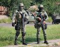 Militares en las calles de Culiacán, Sinaloa. AFP / I. Medina