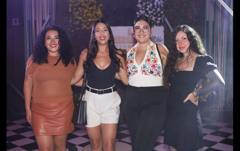 Ana Bustamante, Carolina Vázquez, Jimena Rodríguez y Paulina Casillas. GENTE BIEN JALISCO/ Tony Martínez