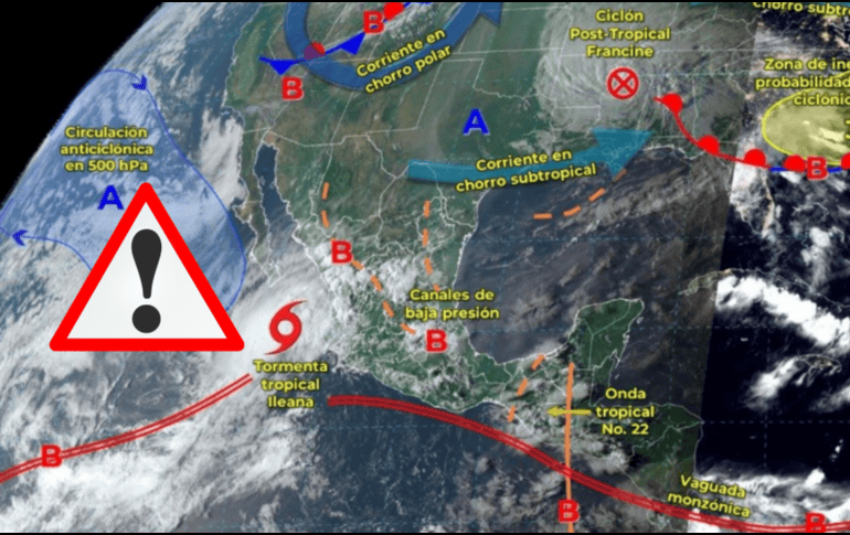 Las precipitaciones que ocasione la llegada de 