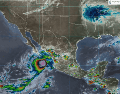 Para el viernes se pronostican precipitaciones intensas de hasta 150 milímetros. X/@conagua_clima