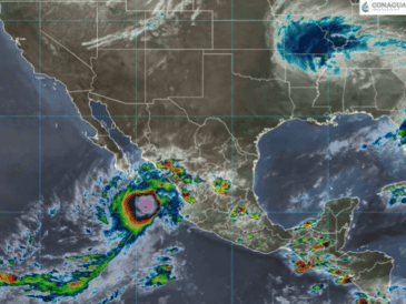 Para el viernes se pronostican precipitaciones intensas de hasta 150 milímetros. X/@conagua_clima