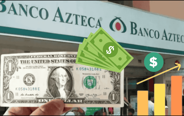 Así se cotiza el dólar el día de hoy viernes 13 de septiembre de 2024 en Banco Azteca. EL INFORMADOR/ ARCHIVO/ ESPECIAL/ CANVA