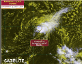 Gordon es la séptima tormenta con nombre de la temporada. ESPECIAL/X/@conagua_clima