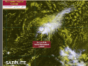 Gordon es la séptima tormenta con nombre de la temporada. ESPECIAL/X/@conagua_clima