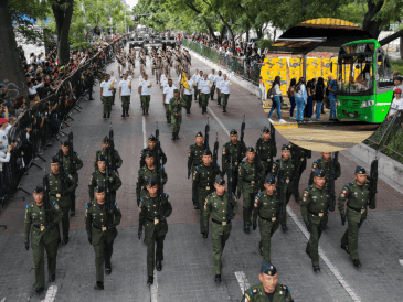 El Desfile Cívico-Militar se realizará sobre avenida Chapultepec. ESPECIAL/ EL INFORMADOR/ A. Navarro.