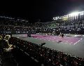 En el marco de actividades que ofrece el Guadalajara Open AKRON 2024, se llevó a cabo una exhibición de Blind Tenis encabezada por el señor Silva y la jugadora semifinalista del torneo Olivia Gadeck. EL INFORMADOR / ARCHIVO