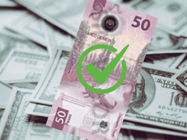 El dólar ha presentado tres jornadas consecutivas en descenso. Freepik / Canva