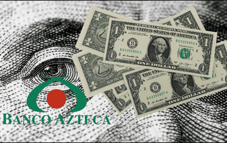 Así se cotiza el dólar el día de hoy sábado 14 de septiembre de 2024 en Banco Azteca. ESPECIAL/ CANVA