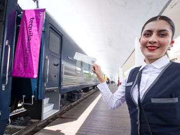 Tras varios años suspendido, esta mañana se reinauguró el Tequila Express en su modalidad de tren. EL INFORMADOR / H. Figueroa