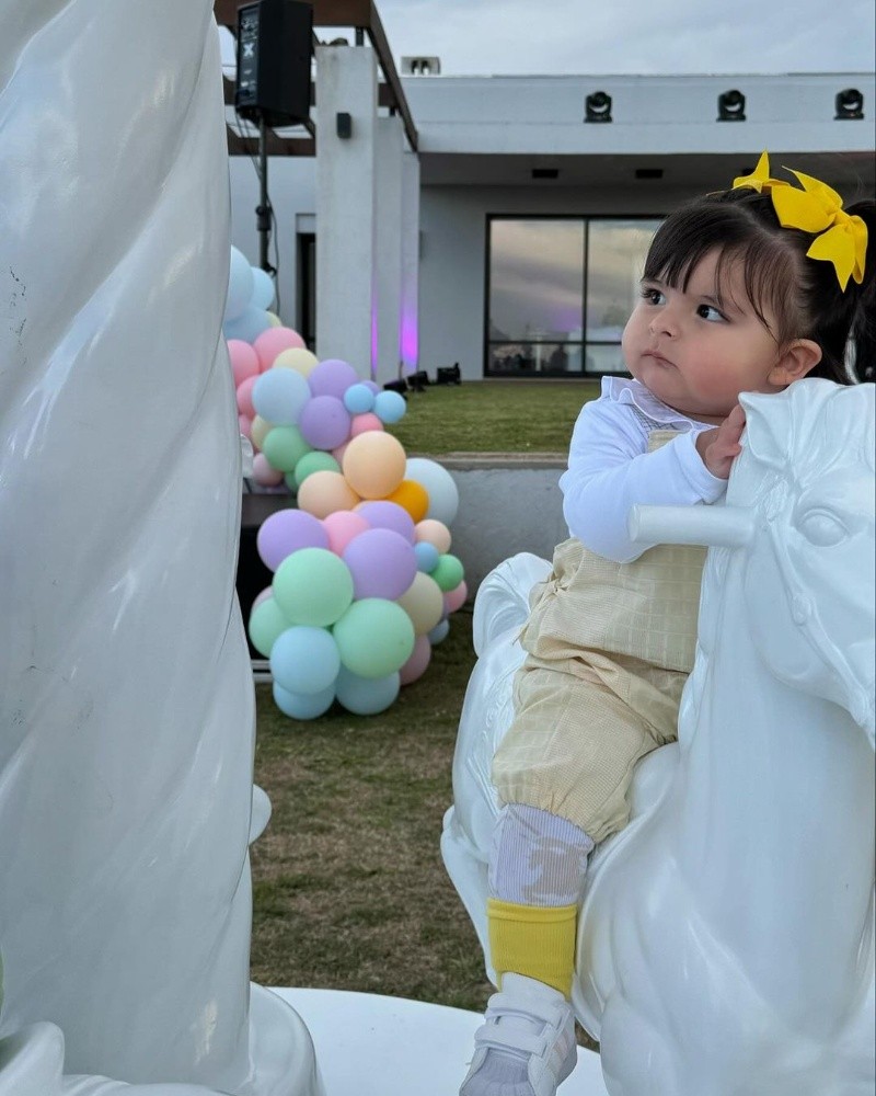 Cazzu festejó el primer cumpleaños de su hija Inti. INSTAGRAM/ cazzu