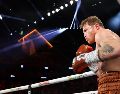 Canelo dedicó unas palabras a sus seguidores y su familia tras su victoria ante Edgar Berlanga. EFE/ O. Guzmán.