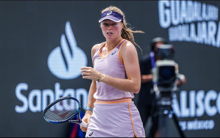 Olivia Gadecki. La australiana ha sorprendido tras derrotar a jugadoras de primer nivel. EL INFORMADOR/A. Navarro