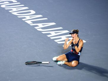 Con un paso discreto, pero muy contundente, Magdalena Frech conquistó el primer título de su carrera. X/ @WTAGuadalajara.