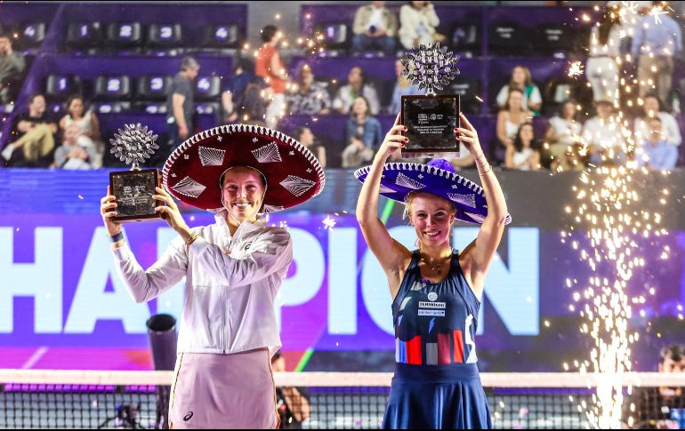 Con un paso discreto, pero muy contundente, Magdalena Frech conquistó el primer título de su carrera. EL INFORMADOR/ A. NAVARRO.