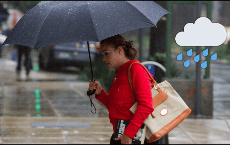 La probabilidad de lluvia para esta tarde es del 42 por ciento. NTX / ARCHIVO