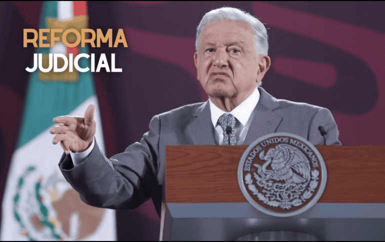 López Obrador señala que la SCJN no tiene facultades para echar atrás la reforma judicial. SUN / ARCHIVO