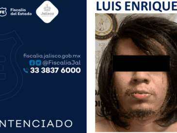 La sentencia contra Luis Enrique R. es por el feminicidio de Gabriela, luego de que se negó a ser su novia. ESPECIAL/FISCALÍA DE JALISCO